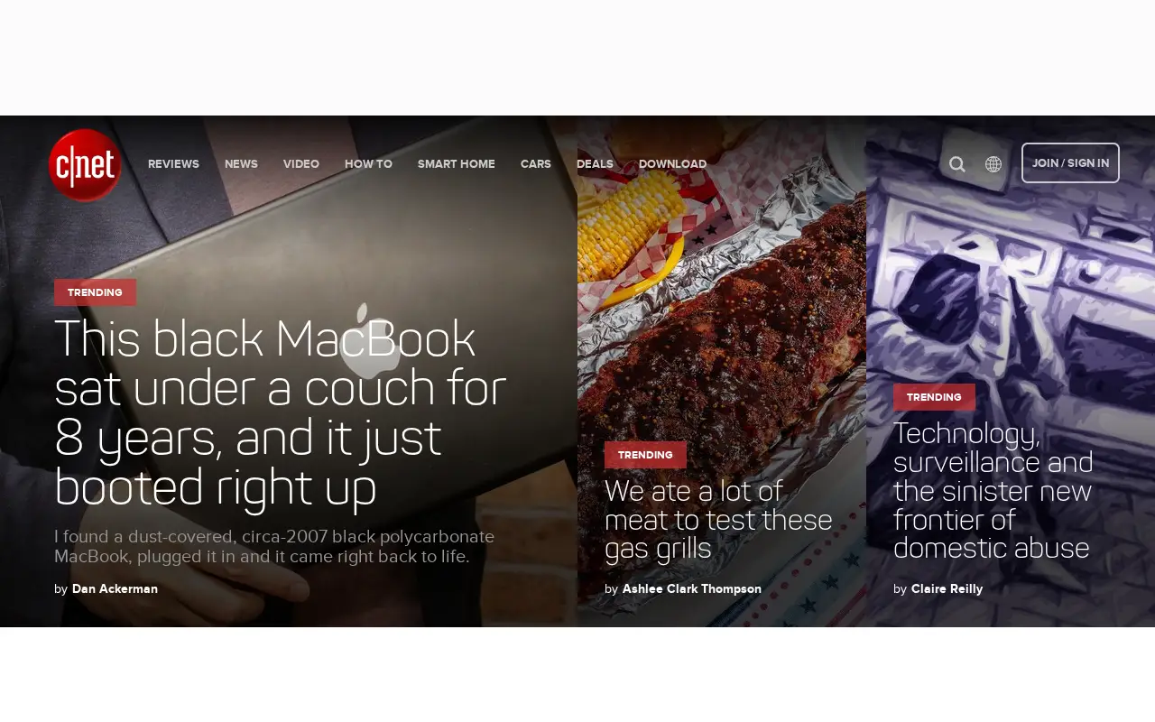 cnet.com in 2018