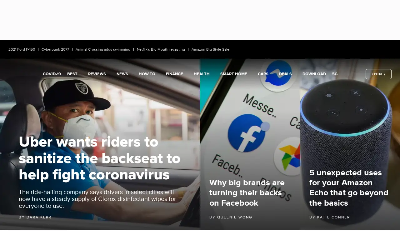 cnet.com in 2020