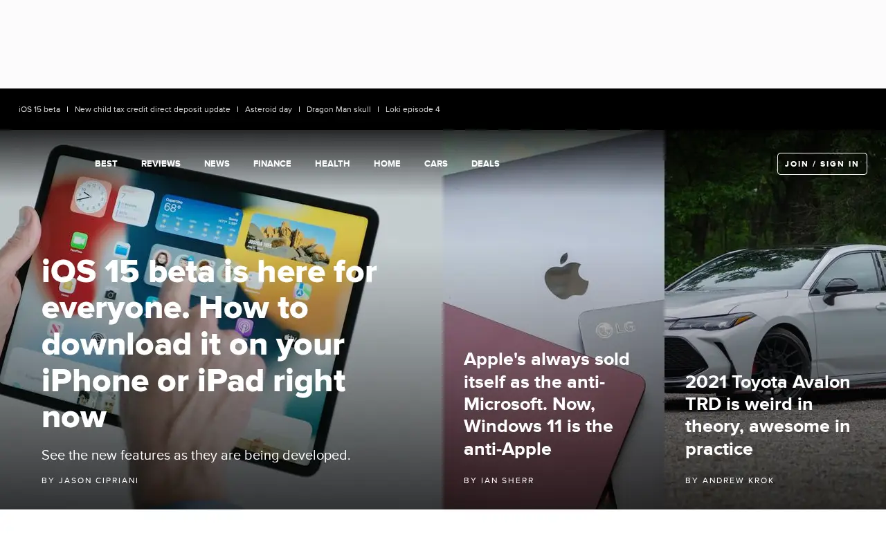 cnet.com in 2021
