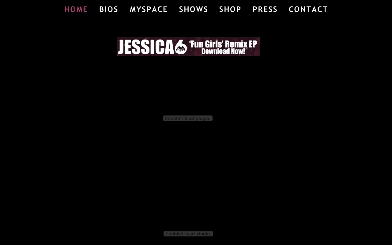 jessica6music.com in 2010