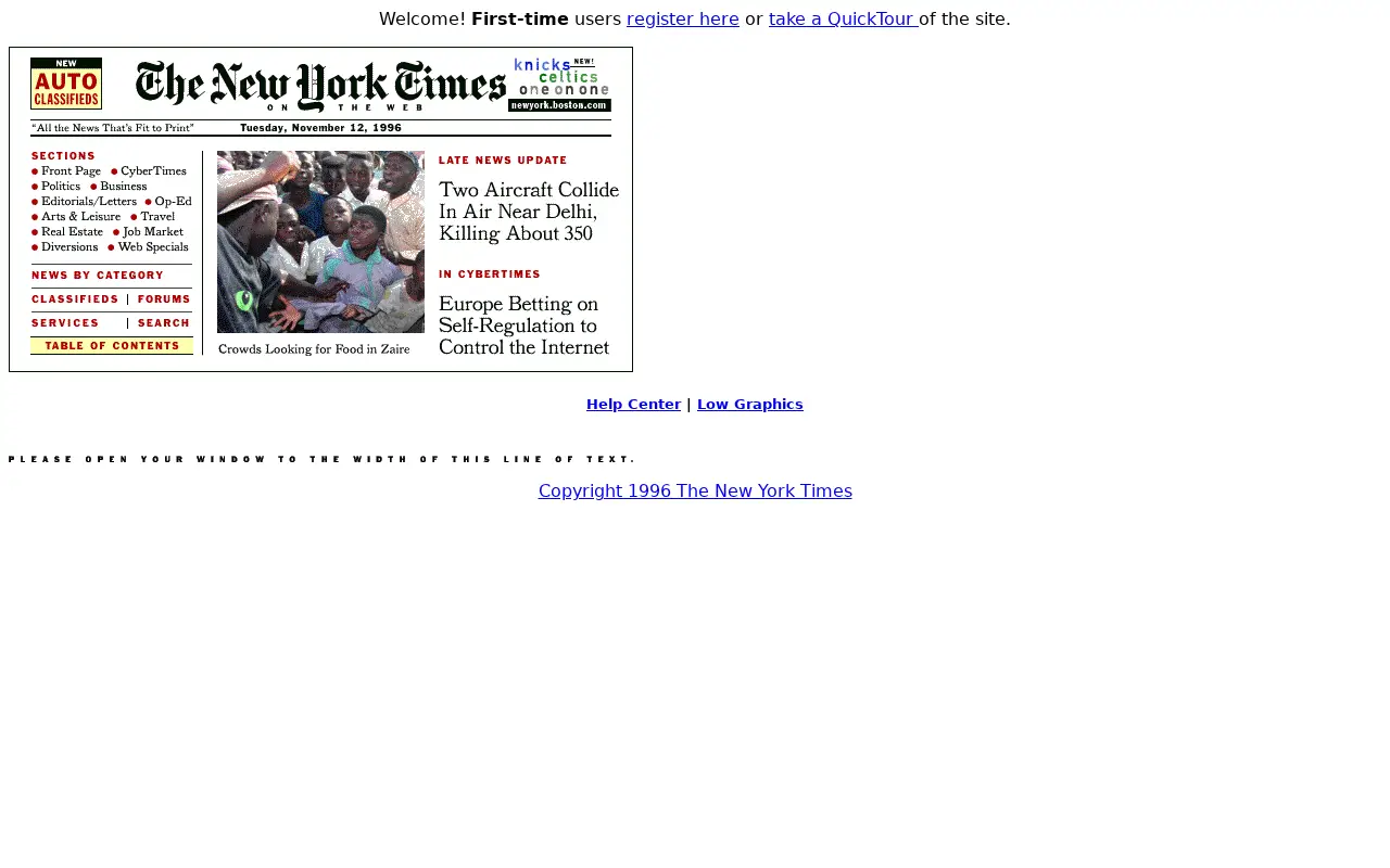 nytimes.com in 1996
