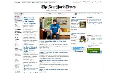 nytimes.com in 2007