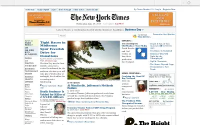 nytimes.com in 2010