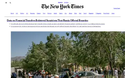 nytimes.com in 2020
