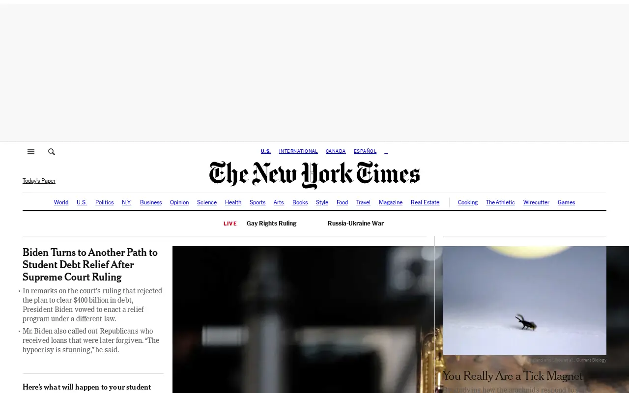 nytimes.com in 2023