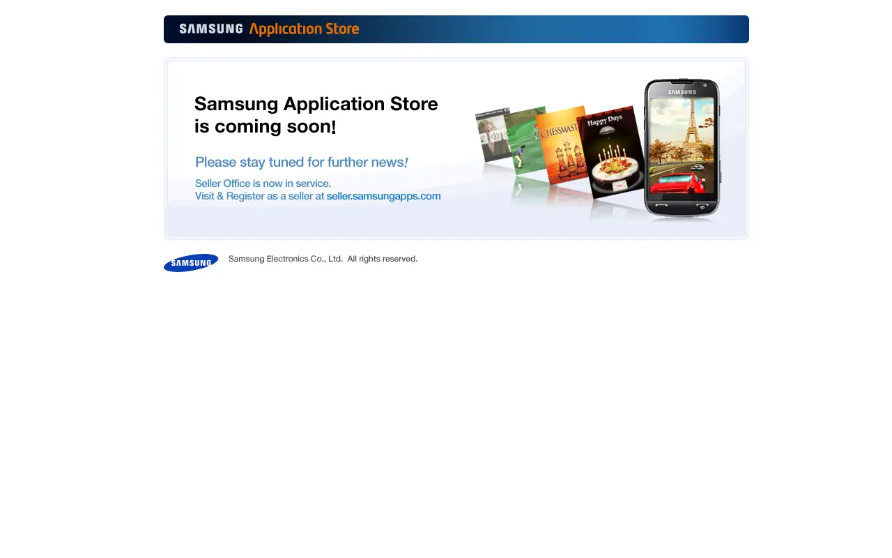samsungapps.com in 2009