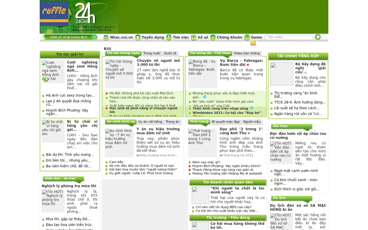 24h.com.vn in 2011