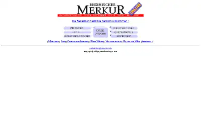 merkur.de in 1997