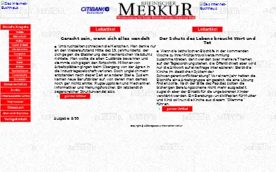 merkur.de in 1998