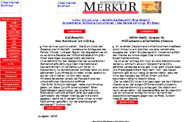 merkur.de in 2000