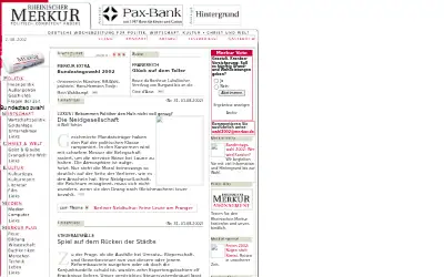 merkur.de in 2002
