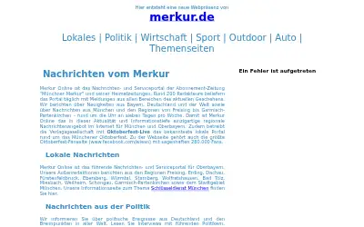 merkur.de in 2014