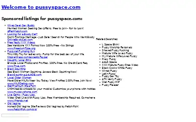 pussyspace.com in 2009