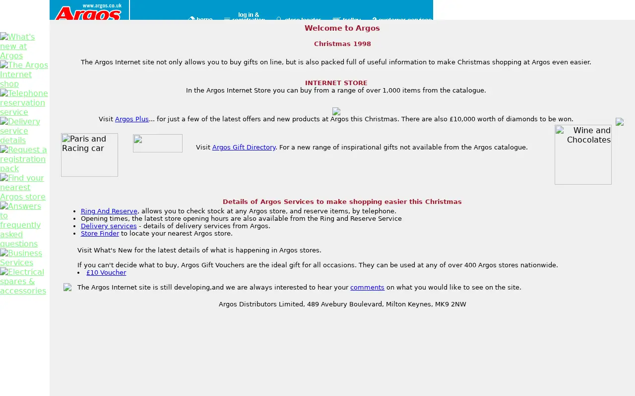 argos.co.uk in 1998