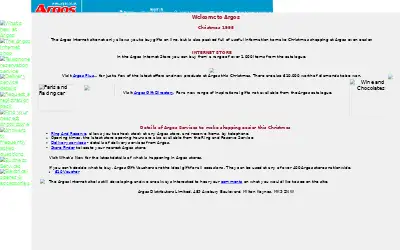 argos.co.uk in 1998