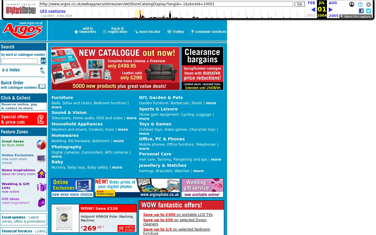 argos.co.uk in 2004