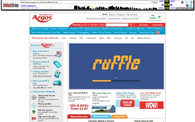 argos.co.uk in 2009