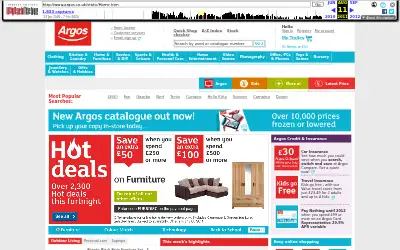 argos.co.uk in 2011