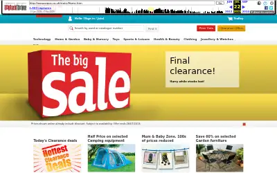 argos.co.uk in 2013