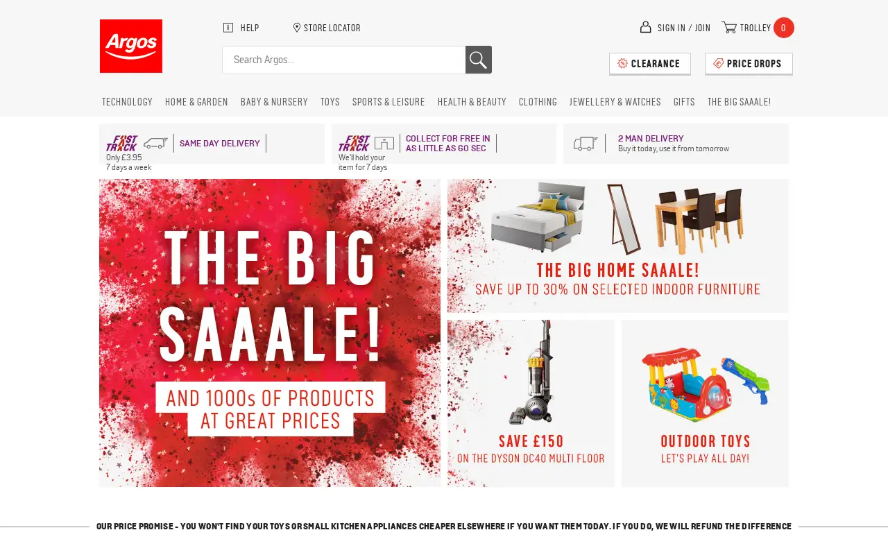 argos.co.uk in 2017
