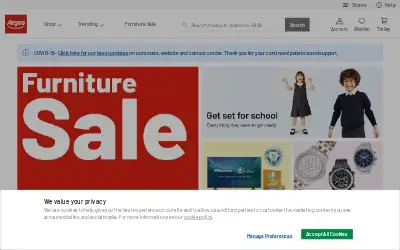 argos.co.uk in 2021