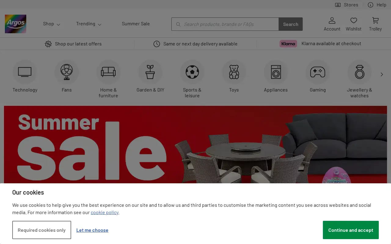 argos.co.uk in 2024