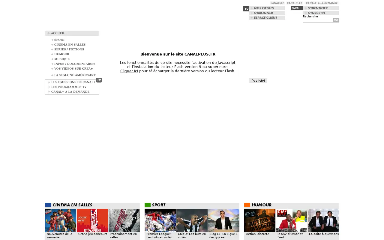 canalplus.com on October 26, 2008