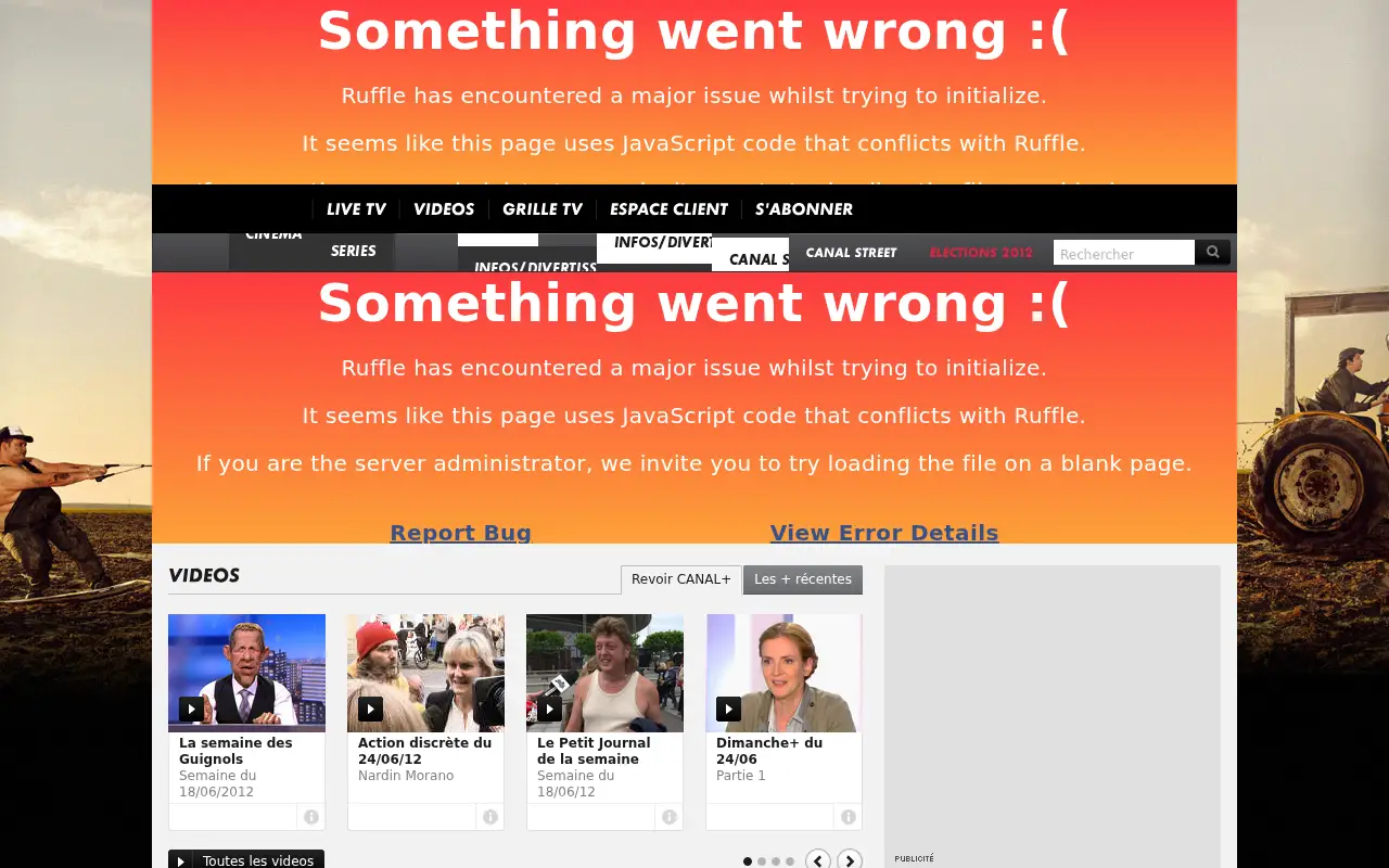 canalplus.com in 2012