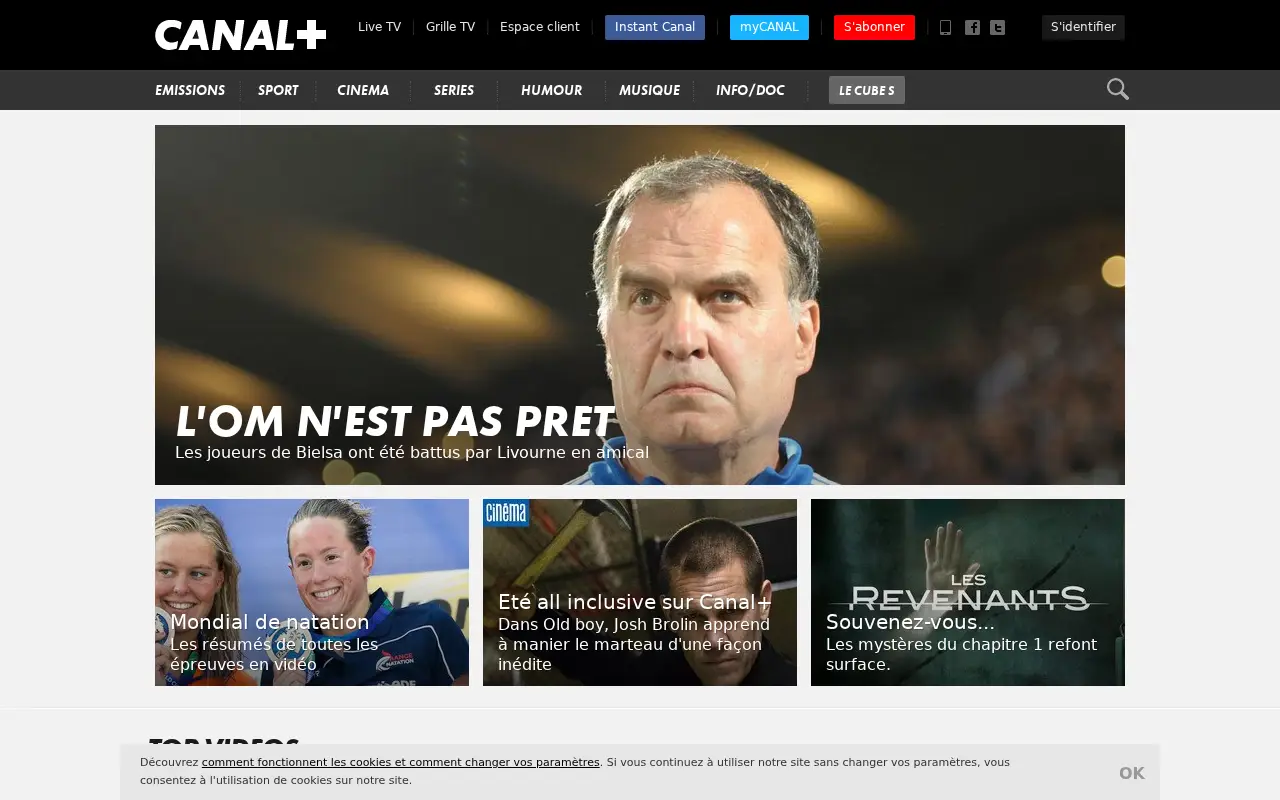 canalplus.com in 2015