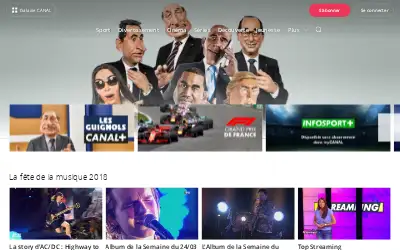 canalplus.com in 2018
