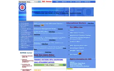 epfindia.gov.in in 2010