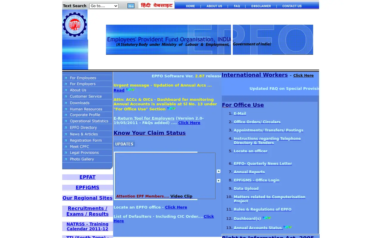 epfindia.gov.in on June 24, 2011