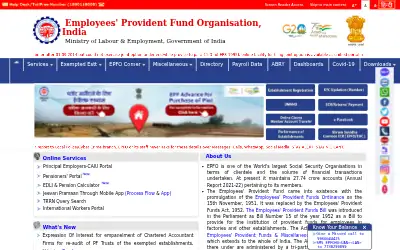 epfindia.gov.in in 2023