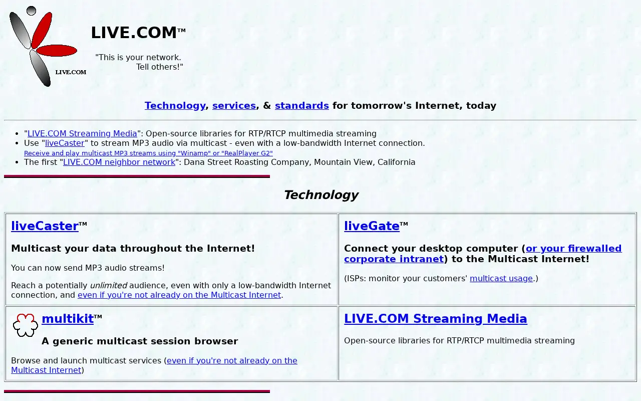 live.com on July 20, 2001