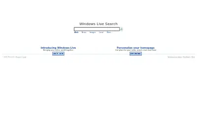 live.com in 2006
