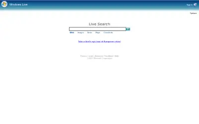 live.com in 2007