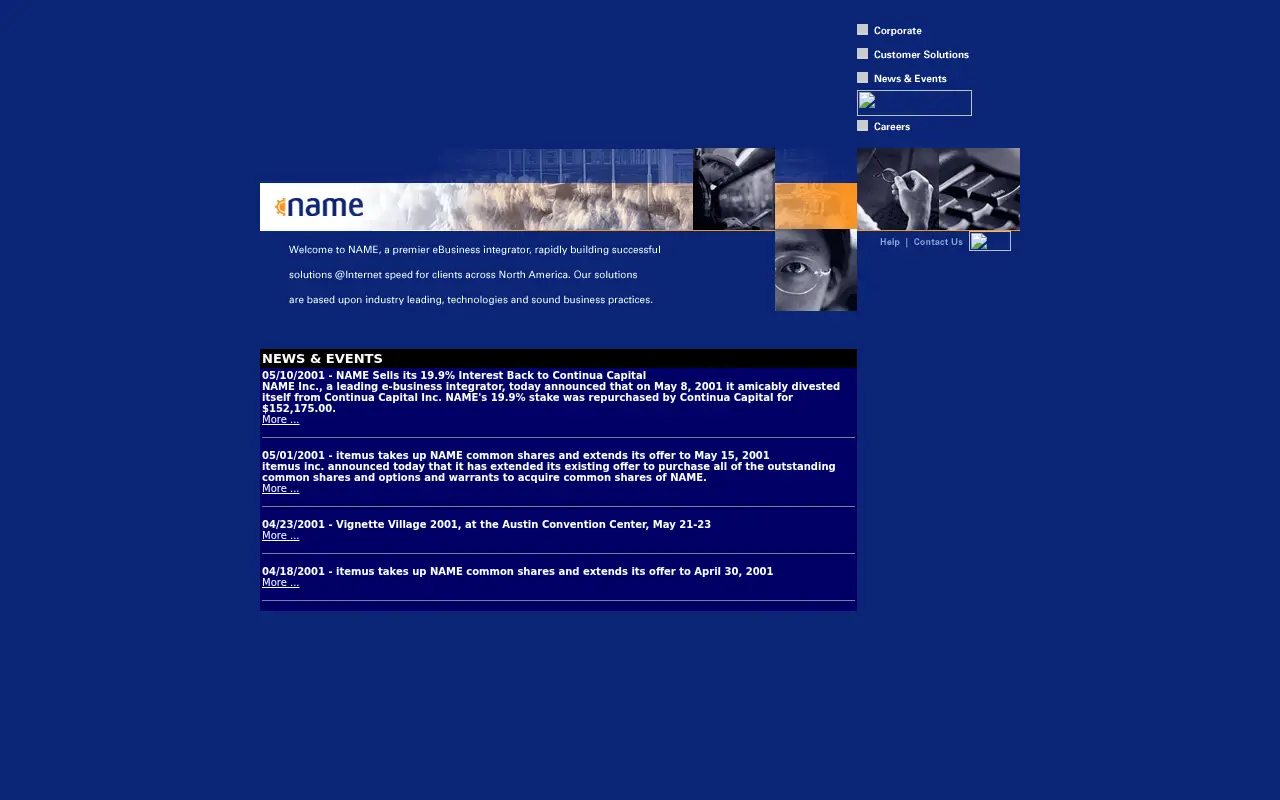 name.com in 2001
