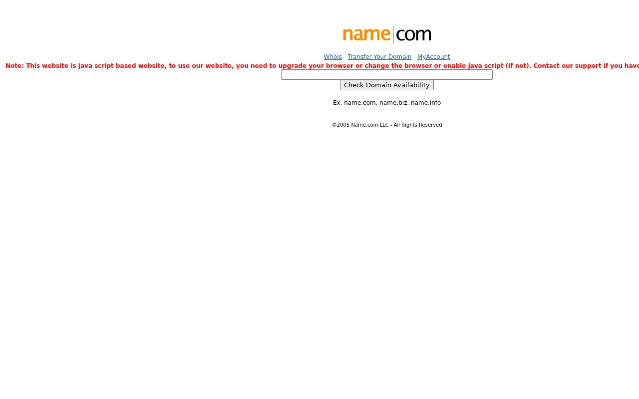 name.com in 2006