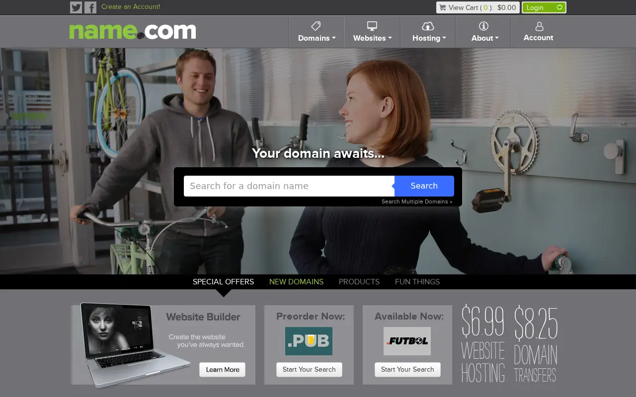 name.com in 2014