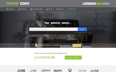 name.com in 2016