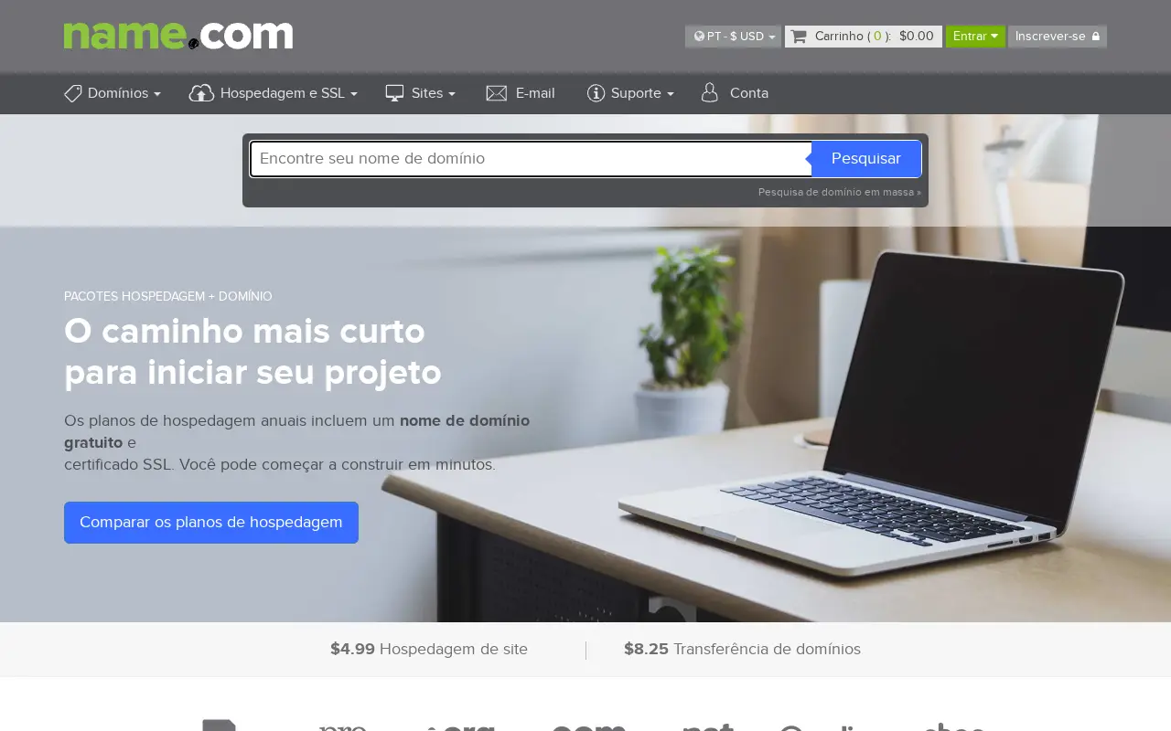 name.com in 2018
