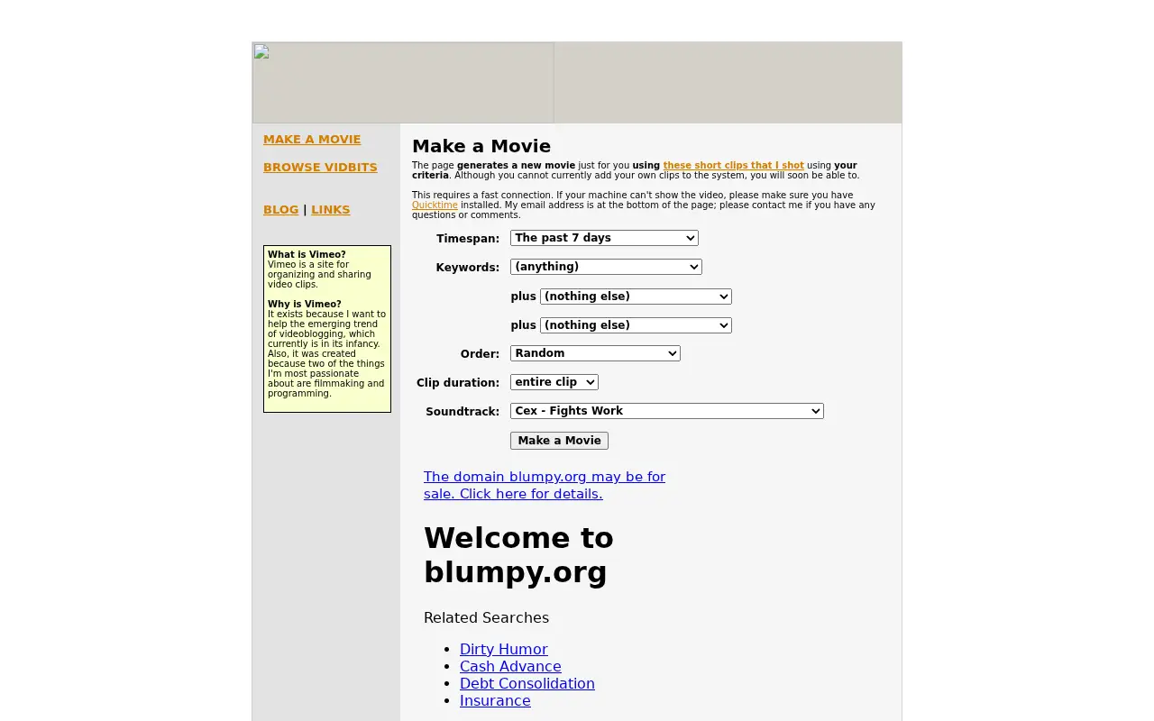 vimeo.com on January 16, 2005