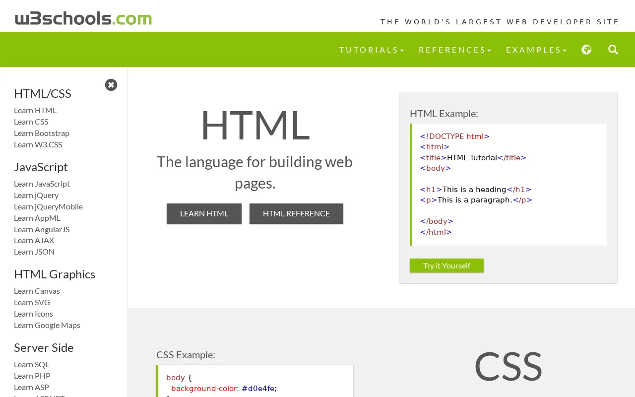 w3schools.com in 2015