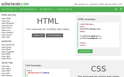 w3schools.com in 2019
