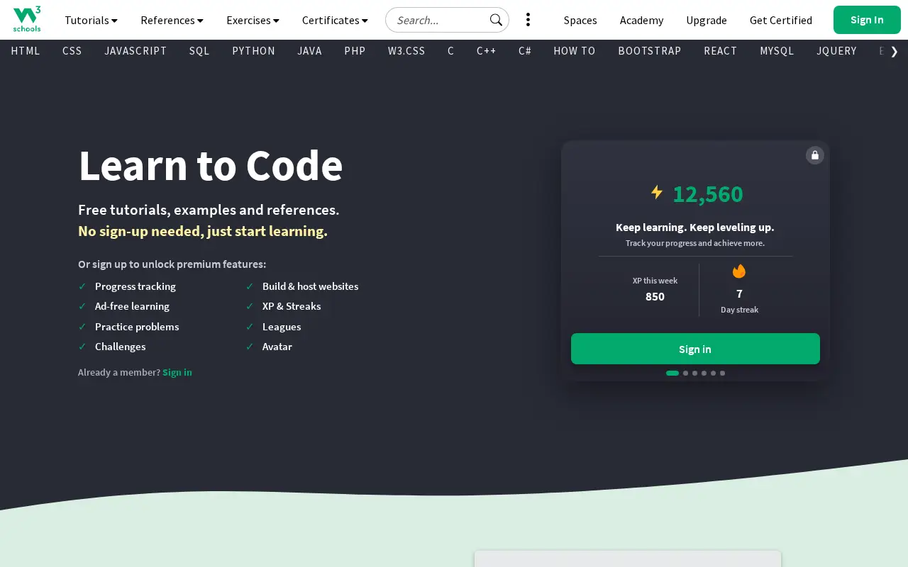 w3schools.com in 2026