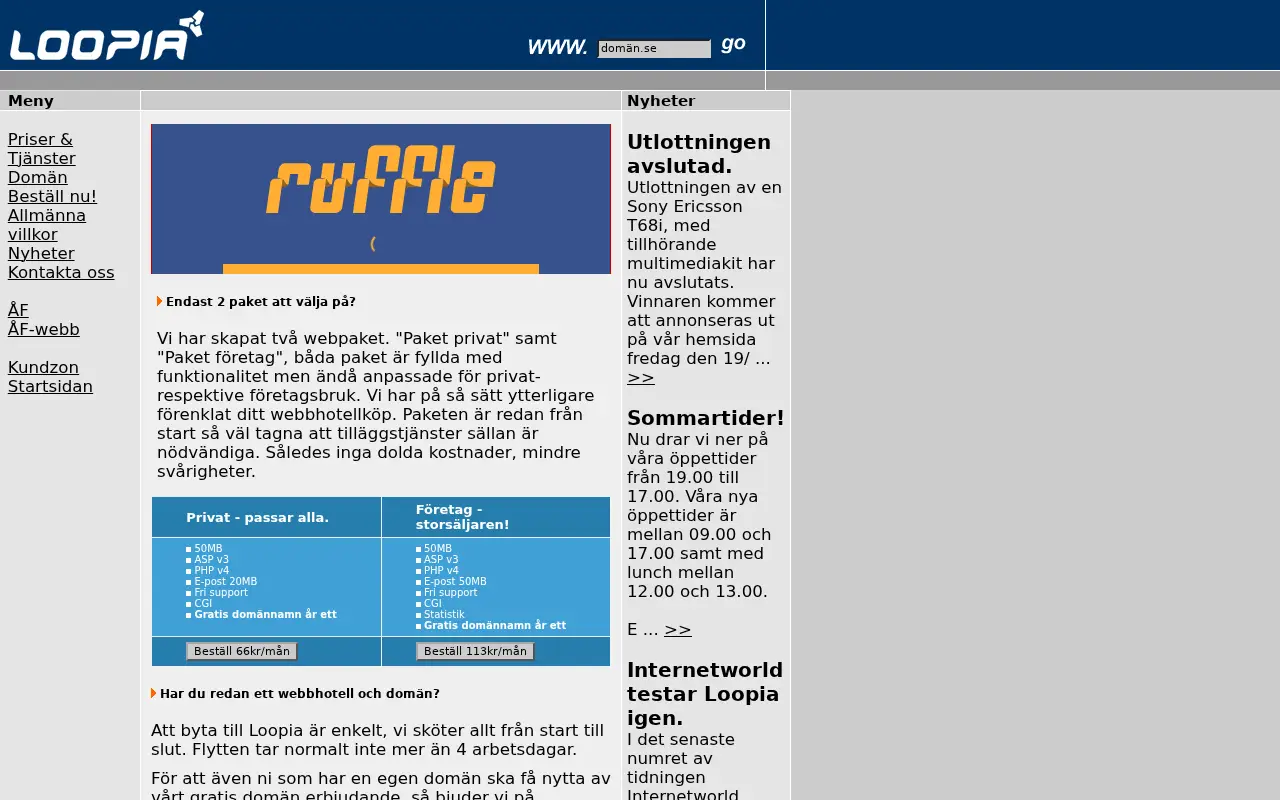 loopia.se in 2002