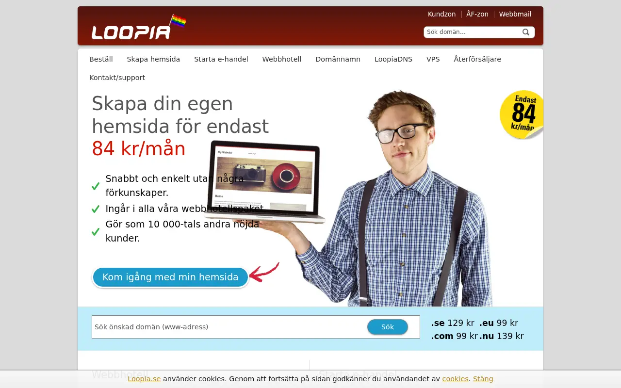 loopia.se in 2016