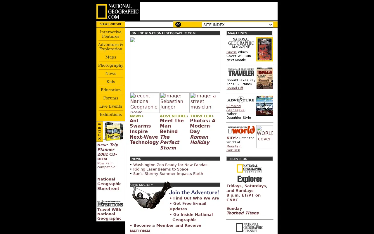 nationalgeographic.com in 2000