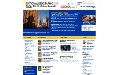 nationalgeographic.com in 2004