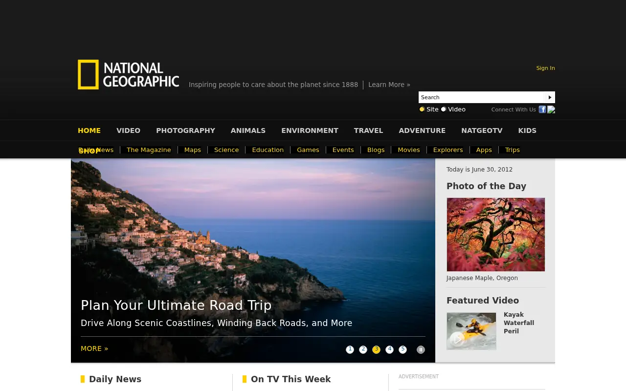 nationalgeographic.com in 2012
